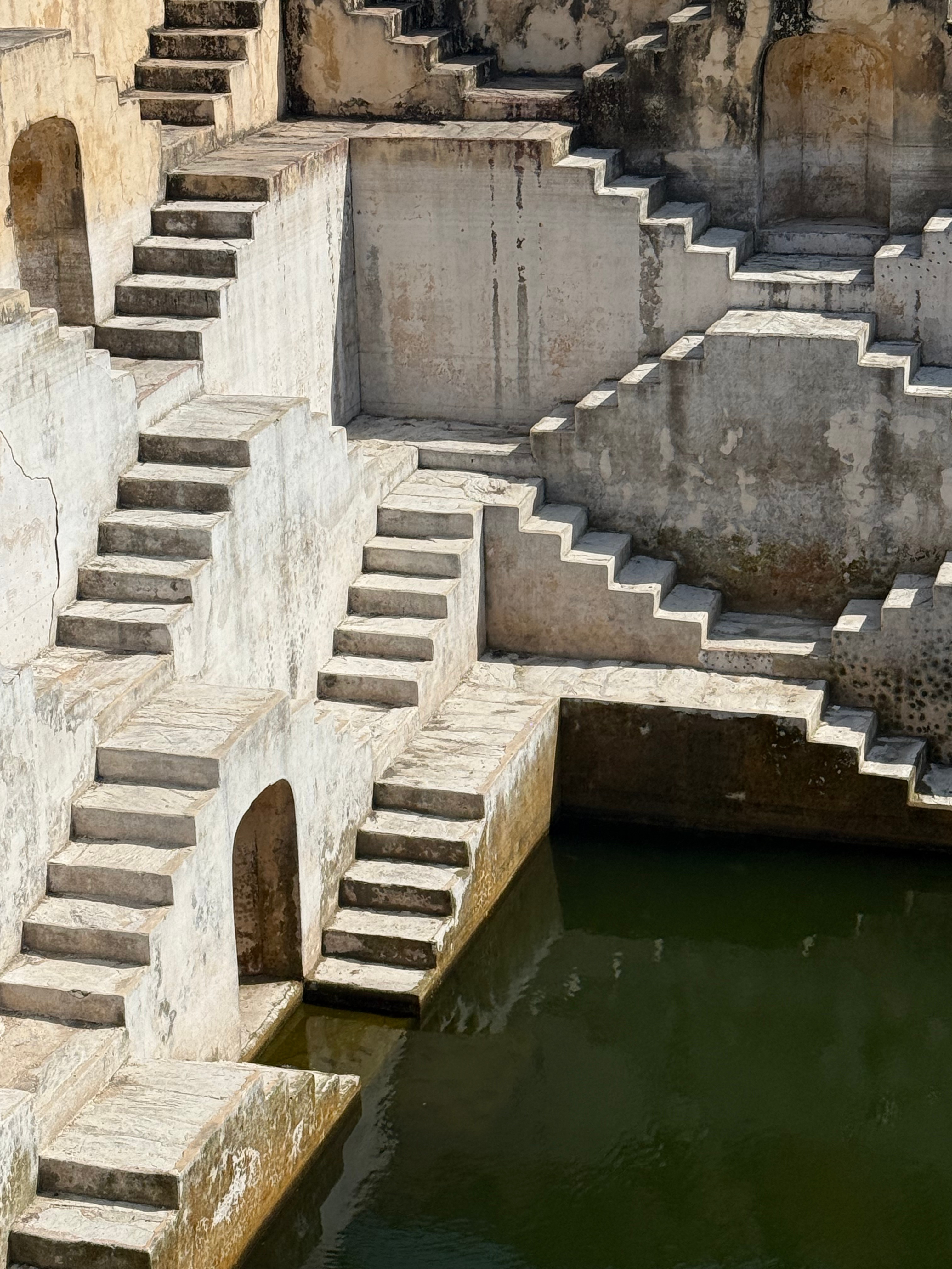 The ancient stepwell in Jaipur
